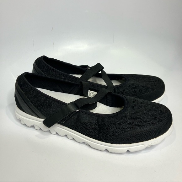 Propet black mesh Mary Jane Shoes size 11 - Picture 1 of 6